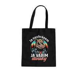 Ja nechrápem, ja vábim diviaky - taška s potlačou