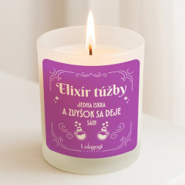 Elixír túžby - jedna iskra a zvyšok sa deje sám - vonná sviečka ako darček