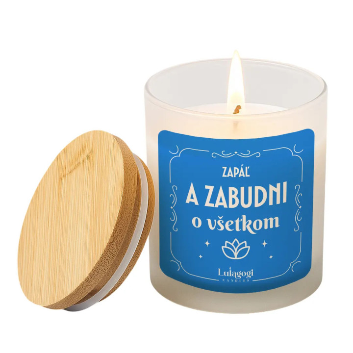 Zapáľ a zabudni o všetkom - vonná sviečka ako darček