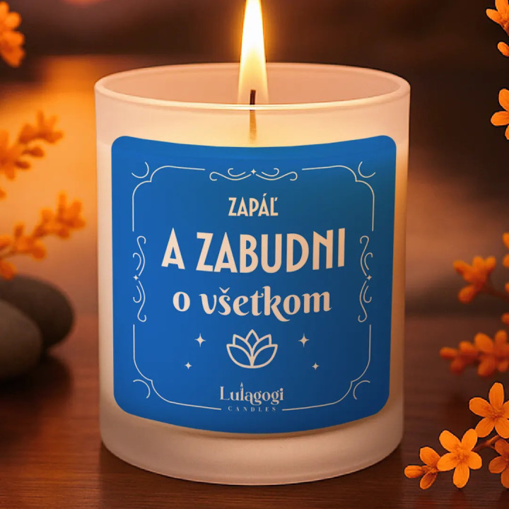 Zapáľ a zabudni o všetkom - vonná sviečka ako darček