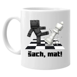 Šach, mat! - keramický hrnček s potlačou