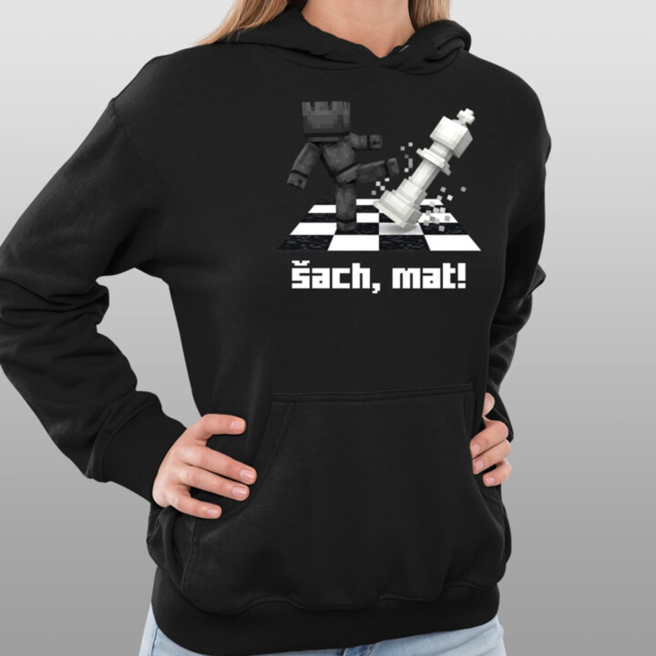 Šach, mat!  - dámska mikina s potlačou