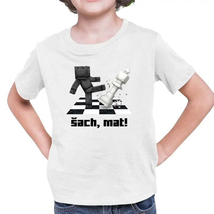 Šach, mat! - detské tričko s potlačou