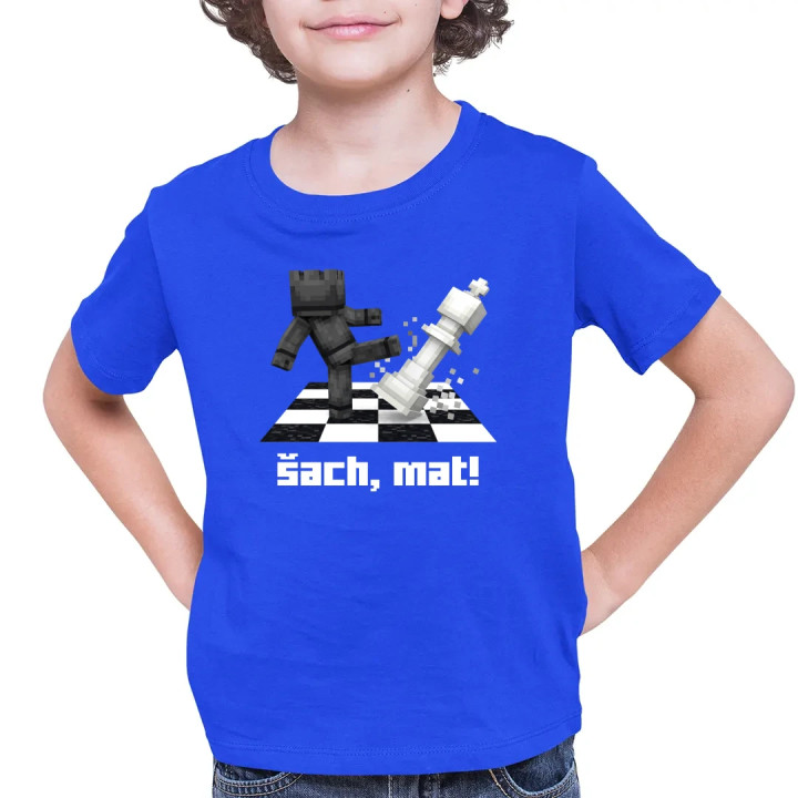 Šach, mat! - detské tričko s potlačou