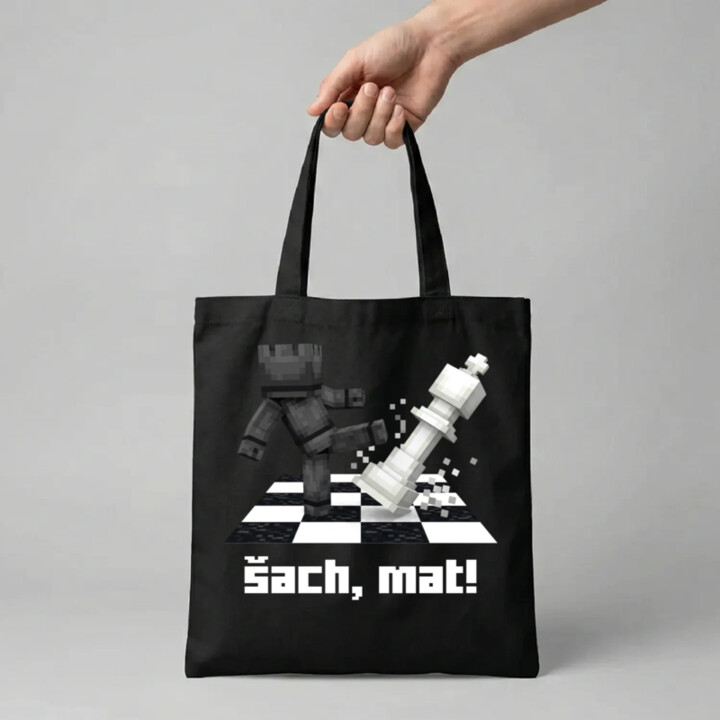 Šach, mat! - taška s potlačou