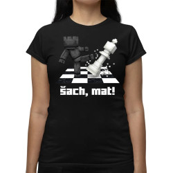 Šach, mat! - dámske tričko s potlačou