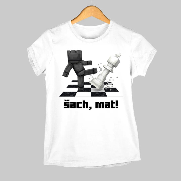 Šach, mat! - dámske tričko s potlačou