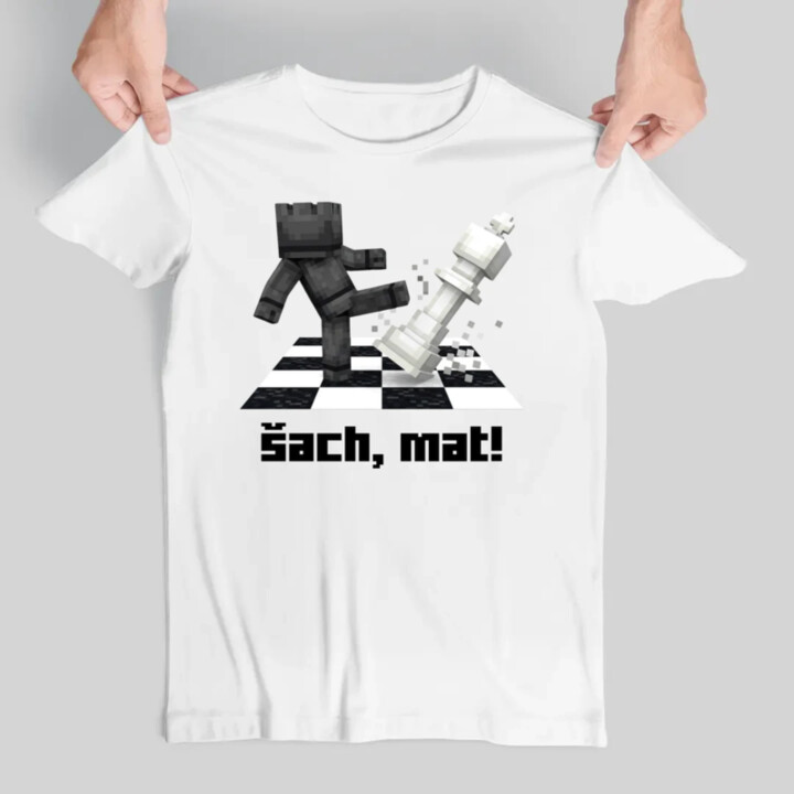 Šach, mat! - pánske tričko s potlačou