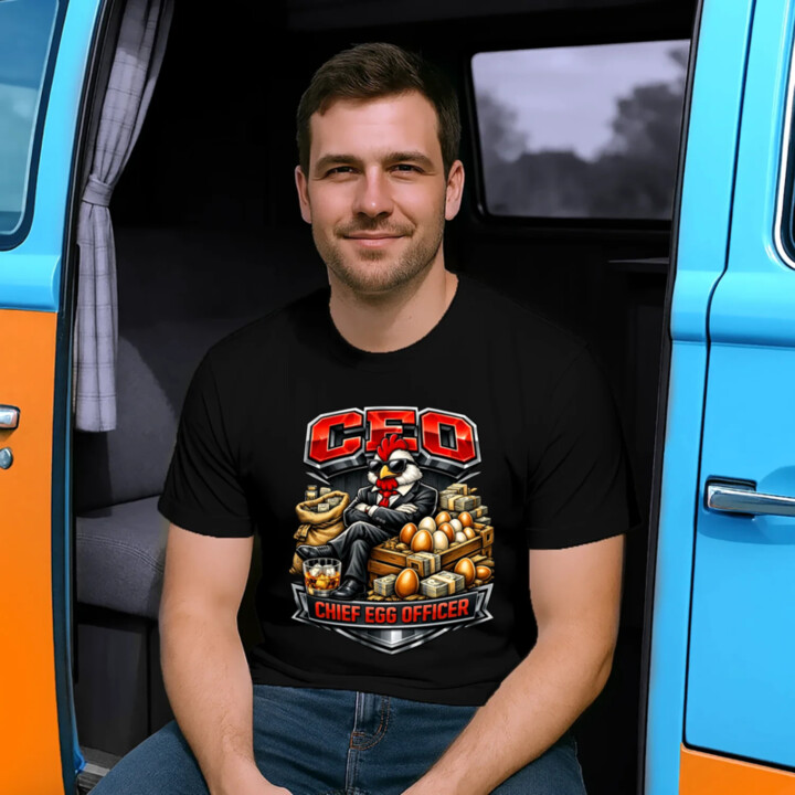 CEO: Chief Egg Officer - pánske tričko s potlačou
