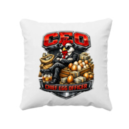 CEO: Chief Egg Officer - vankúš s potlačou