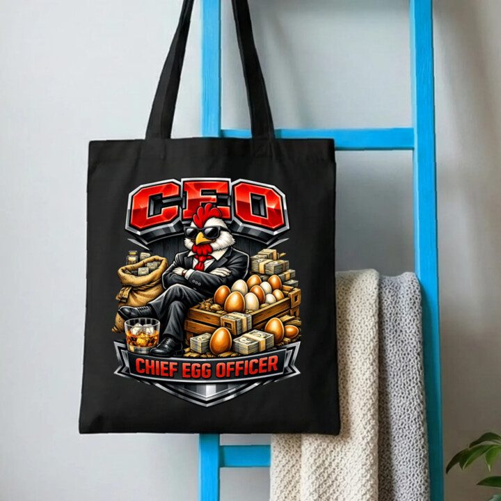 CEO: Chief Egg Officer - taška s potlačou