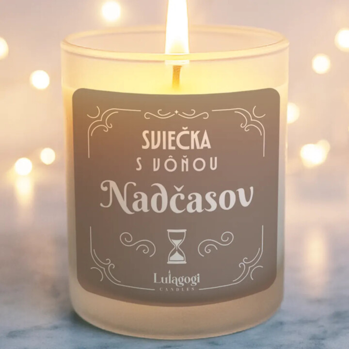 Sviečka s vôňou nadčasov - vonná sviečka ako darček