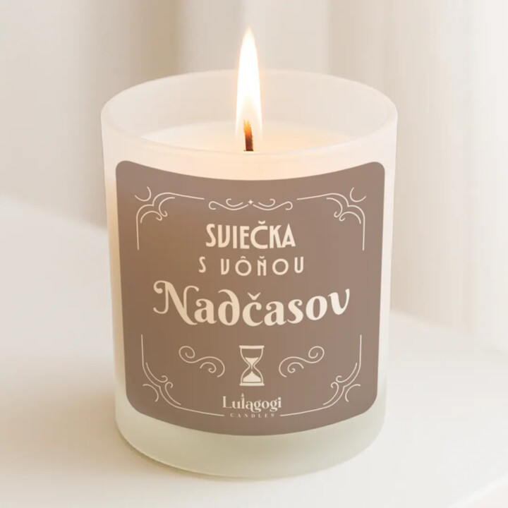 Sviečka s vôňou nadčasov - vonná sviečka ako darček