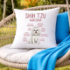 Shih Tzu – anatómia - vankúš s potlačou