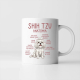 Shih Tzu – anatómia - keramický hrnček s potlačou