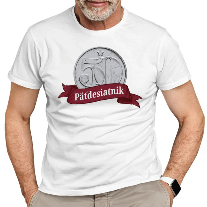 Päťdesiatnik - pánske tričko s potlačou