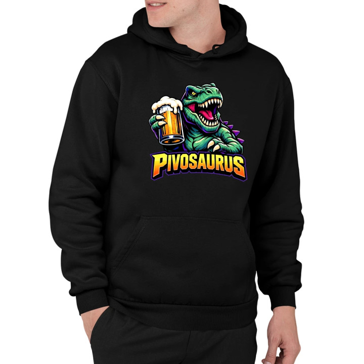 Pivosaurus  - pánska mikina s potlačou