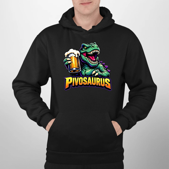 Pivosaurus  - pánska mikina s potlačou
