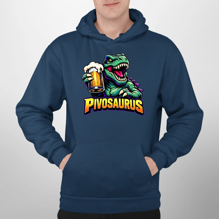 Pivosaurus  - pánska mikina s potlačou
