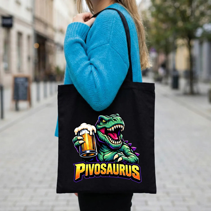 Pivosaurus - taška s potlačou
