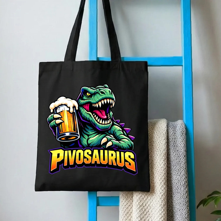 Pivosaurus - taška s potlačou