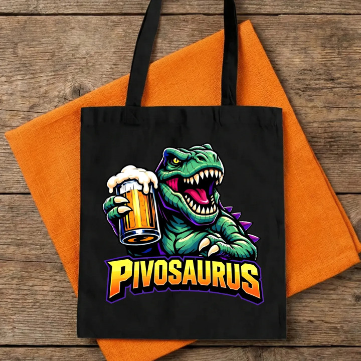 Pivosaurus - taška s potlačou