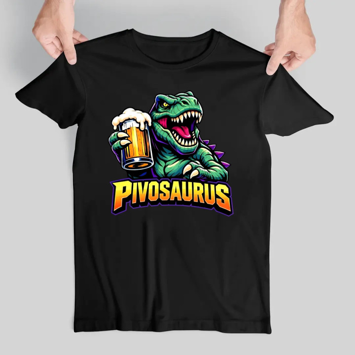 Pivosaurus - pánske tričko s potlačou