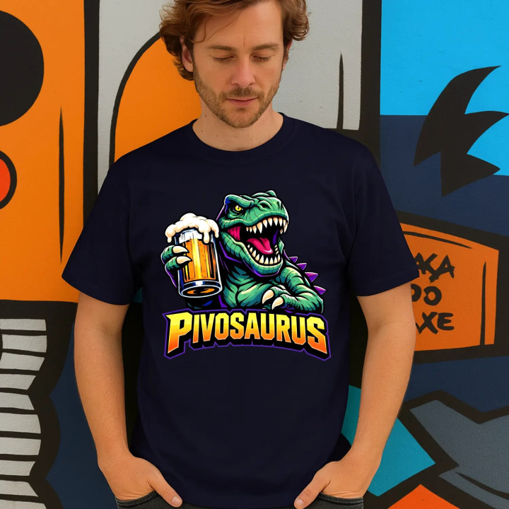 Pivosaurus - pánske tričko s potlačou