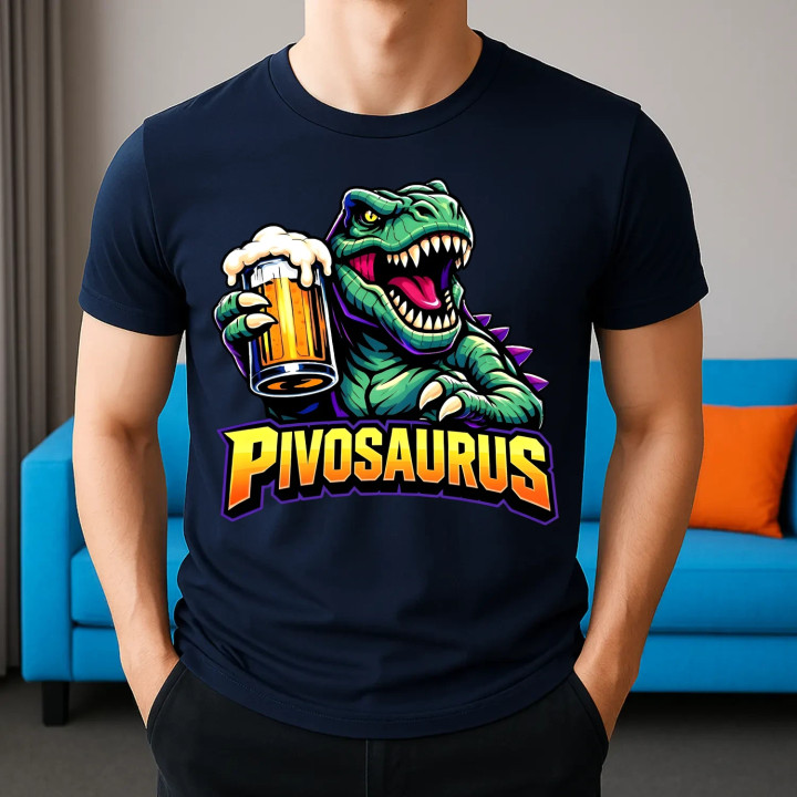 Pivosaurus - pánske tričko s potlačou