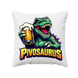 Pivosaurus - vankúš s potlačou