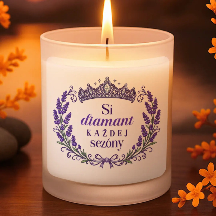 Si diamant každej sezóny - vonná sviečka ako darček