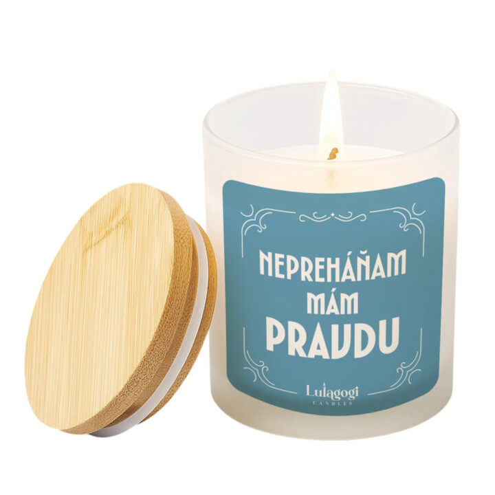 Nepreháňam. Mám pravdu - vonná sviečka ako darček