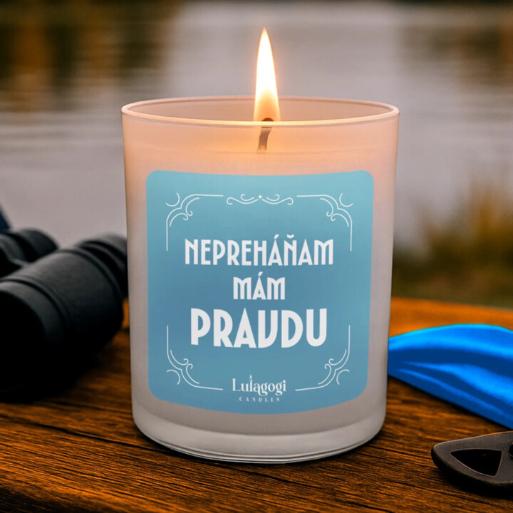 Nepreháňam. Mám pravdu - vonná sviečka ako darček