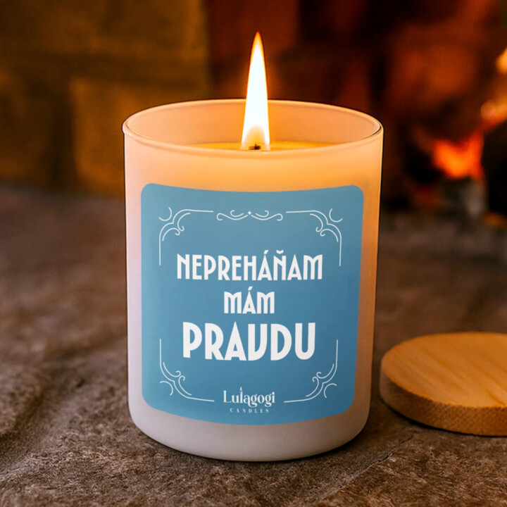 Nepreháňam. Mám pravdu - vonná sviečka ako darček