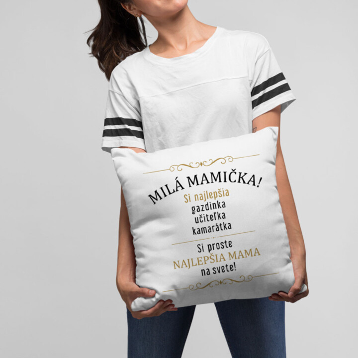 Milá mamička! - vankúš s potlačou