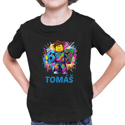 Six seven - 67 - meno - pre fanúšikov hry Roblox - detské tričko s potlačou - personalizovaný produkt
