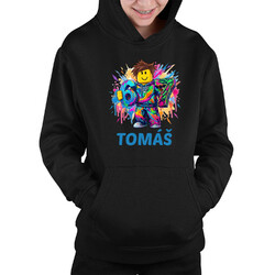 Six seven - 67 - meno - pre fanúšikov hry Roblox - detská mikina s kapucňou - personalizovaný produkt