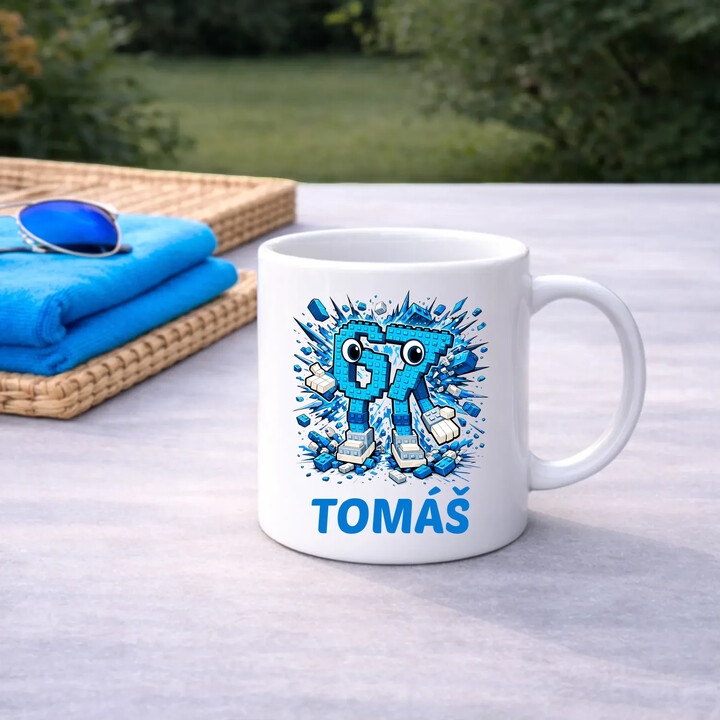 Six seven - 67 - meno - keramický hrnček s potlačou - personalizovaný produkt