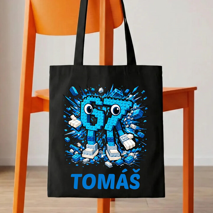 Six seven - 67 - meno - taška s potlačou - personalizovaný produkt