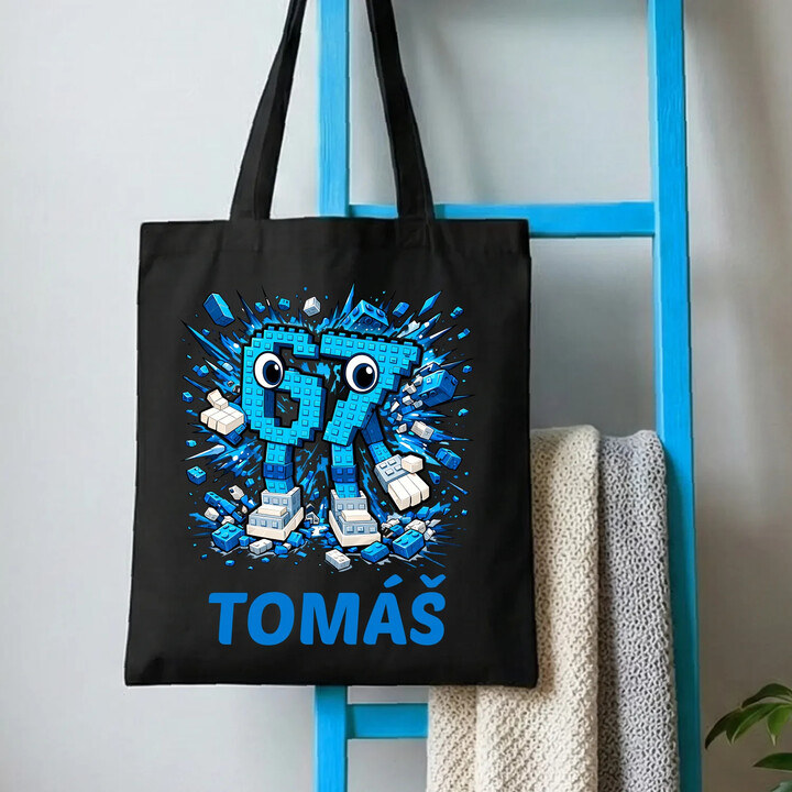 Six seven - 67 - meno - taška s potlačou - personalizovaný produkt