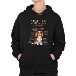 Cavalier – anatómia  - dámska mikina s potlačou