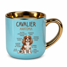 Cavalier – anatómia – Elegantný hrnček na darček
