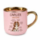Cavalier – anatómia – Elegantný hrnček na darček