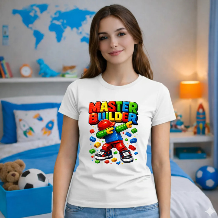 Master builder - dámske tričko s potlačou