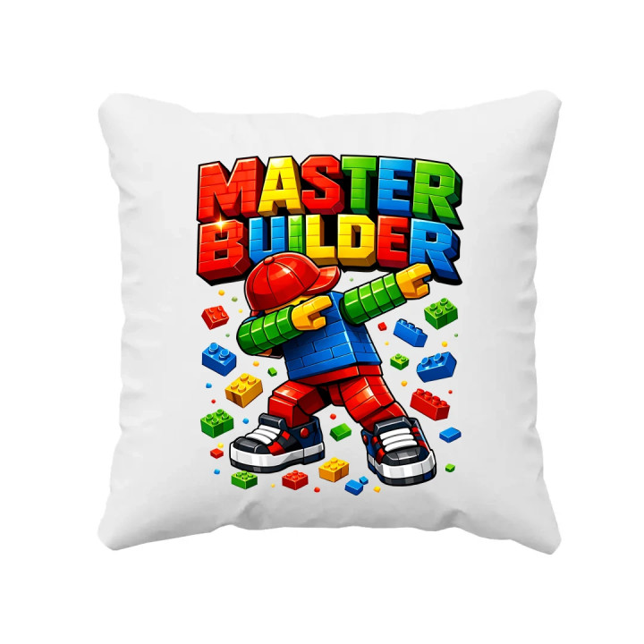 Master builder - vankúš s potlačou