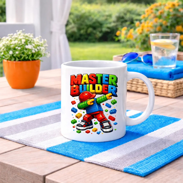 Master builder - keramický hrnček s potlačou
