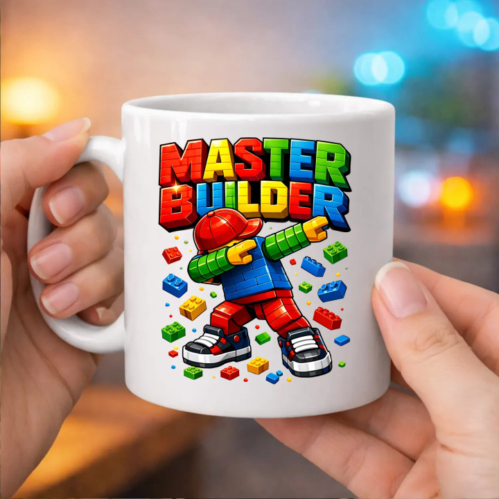 Master builder - keramický hrnček s potlačou