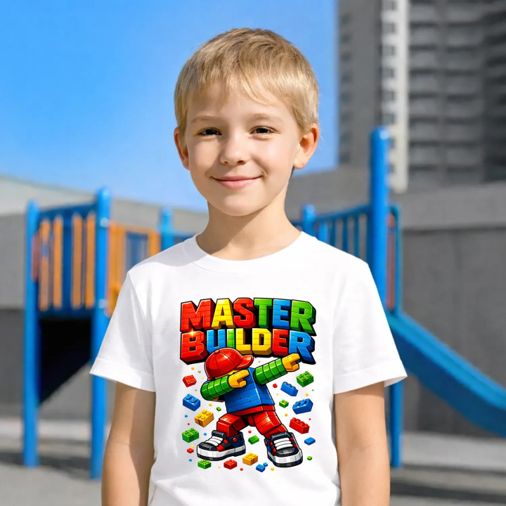 Master builder - detské tričko s potlačou