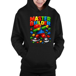 Master builder - detská mikina s kapucňou