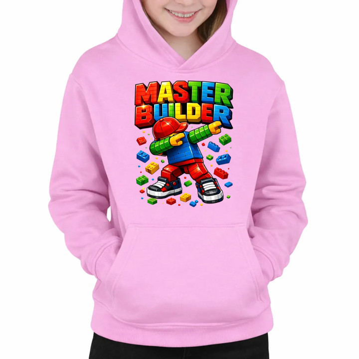 Master builder - detská mikina s kapucňou